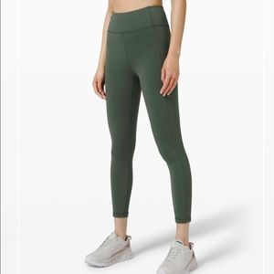 Lululemon Invigorate 25” tight Smoked Spruce